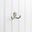 1-7/8" Double zinc wall mount hook