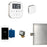 AirButler Steam Generator Control Kit / Package in White Brushed Nickel