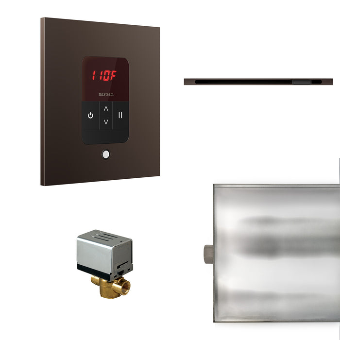 Basic Butler Linear Steam Generator Control Kit / Package in Square Oil Rubbed Bronze