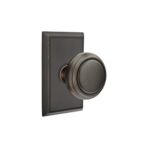 Emtek Norwich Knob w/ Rectangular Rosette