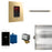 Butler Linear Steam Generator Control Kit / Package in Square Polished Brass