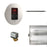 Basic Butler Linear Steam Generator Control Kit / Package in Round Polished Nickel