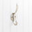 5-7/8" Double zinc wall mount hook