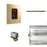 Basic Butler Linear Steam Generator Control Kit / Package in Square Polished Brass