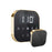 AirTempo® Steam Shower Control in Black with Polished Brass