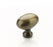 Traditional Oval Knob 1-3/8” dia