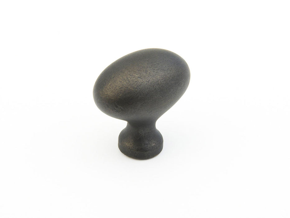 Traditional Oval Knob 1-3/8” dia