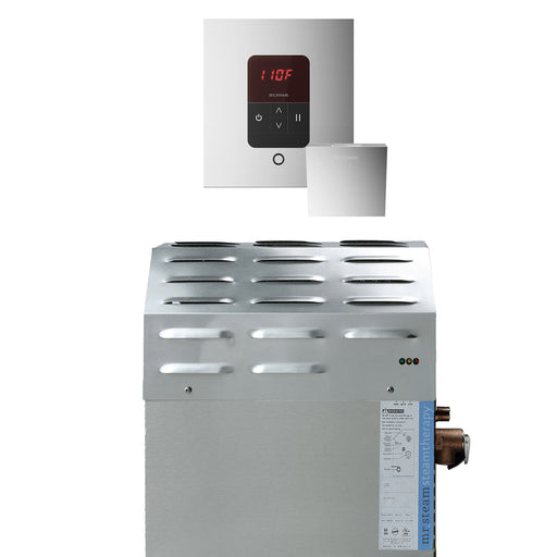 Mr Steam MSSUPER3EC1 15kW w/ iTempo Square Control Polished Chrome