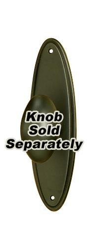 3" Oval Escutcheon