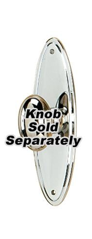 3" Oval Escutcheon