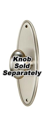 3" Oval Escutcheon