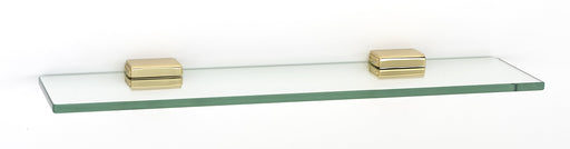 Cube Bath 18" Glass Shelf W/Brackets