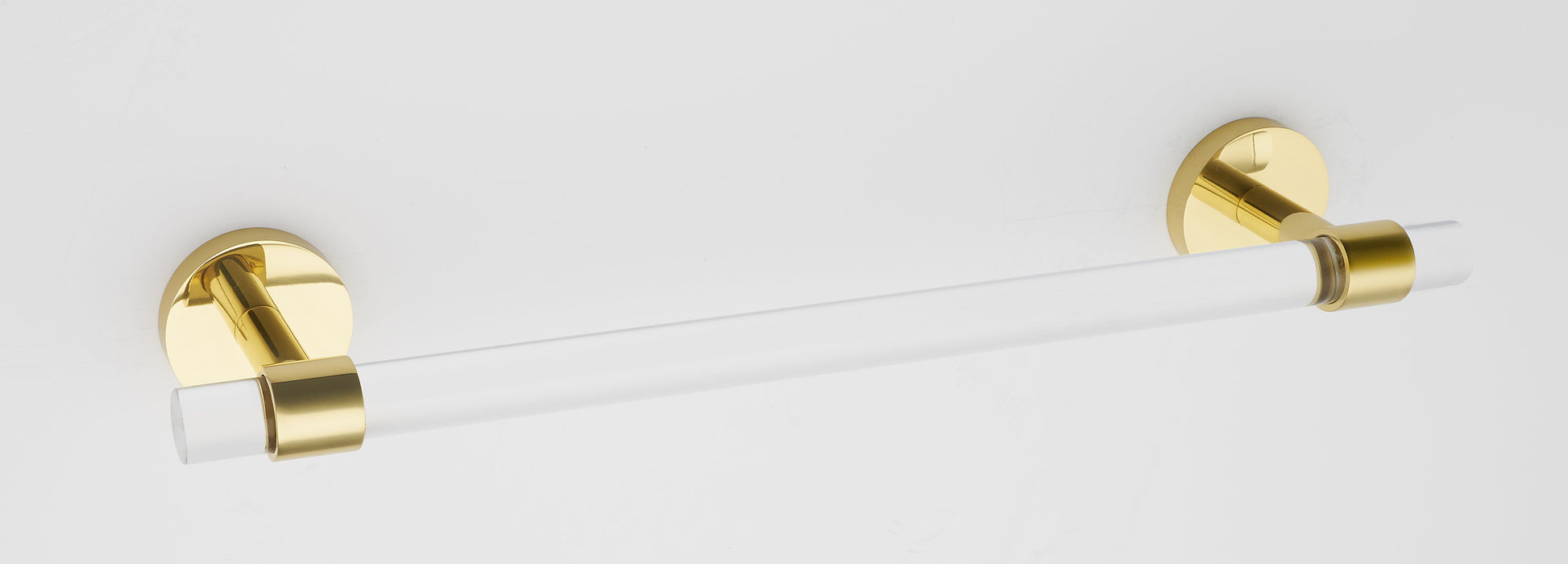 Contemporary Acrylic Bath 12" Towel Bar