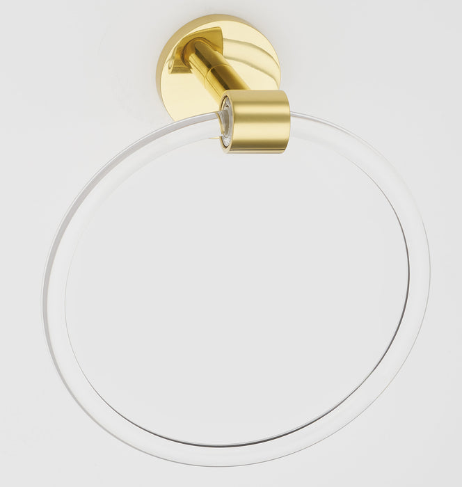 Contemporary Acrylic Bath Towel Ring