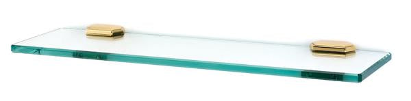 Nicole Bath 18" Glass Shelf W/Brackets