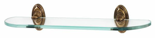 Classic Traditional Bath 18" Glass Shelf W/Brackets