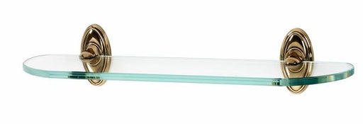 Classic Traditional Bath 18" Glass Shelf W/Brackets