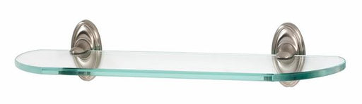 Classic Traditional Bath 18" Glass Shelf W/Brackets