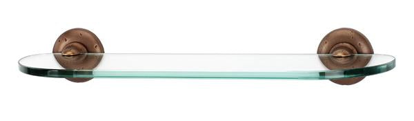 Sierra Bath 18" Glass Shelf W/Brackets