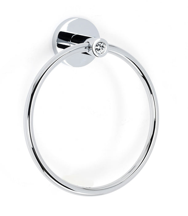 Contemporary I Crystal Bath Crystal Towel Ring