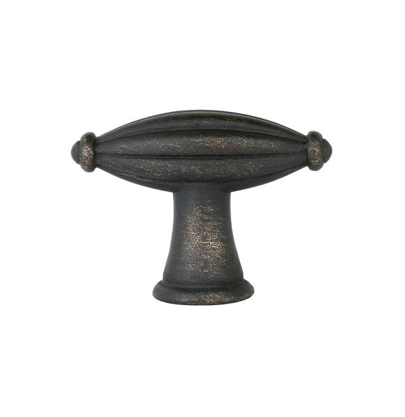 Tuscany Bronze Fluted Finger Knob, 3"