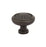 Tuscany Bronze Round Cabinet Knob, 1"