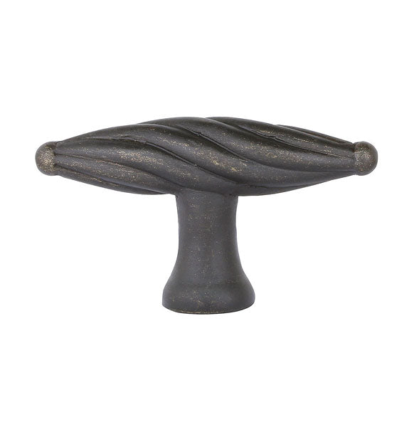 Tuscany Bronze Twist Finger Knob, 1-3/4"