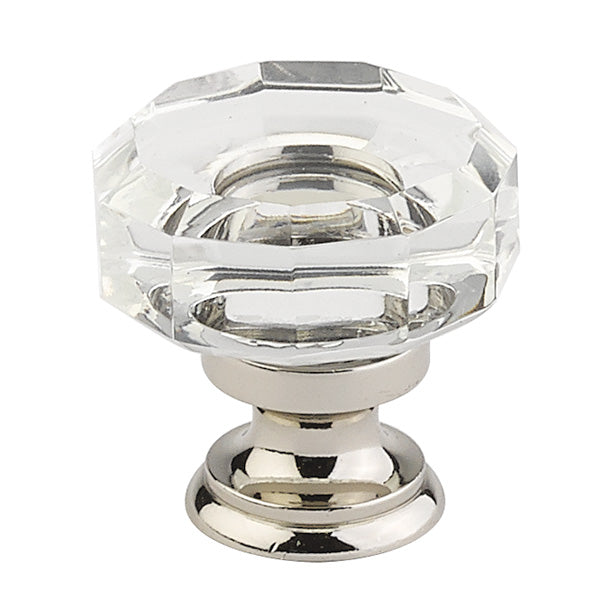 Lowell Crystal Knob, Cabinet, 1-3/8"