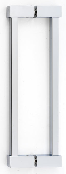 Contemporary II 8" Back To Back Glass Door Pull