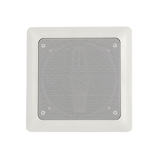 MusicTherapy Square Audio Speakers With Powerful Bass In White