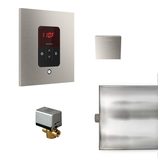 Basic Butler Steam Generator Control Kit / Package in Square Brushed Nickel