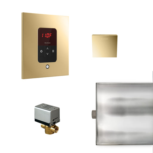 Basic Butler Steam Generator Control Kit / Package in Square Polished Brass