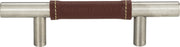 Zanzibar Brown Leather Pull 3 Inch (c-c)