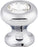 Hayley Crystal Knob Clear 15/16 Inch