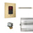 Basic Butler Linear Steam Generator Control Kit / Package in Square Satin Brass