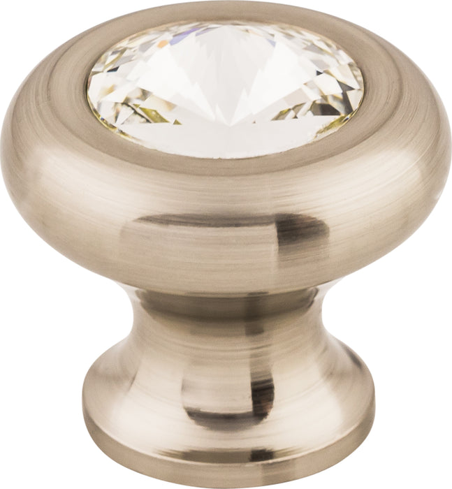 Hayley Crystal Knob Clear 1 3/16 Inch