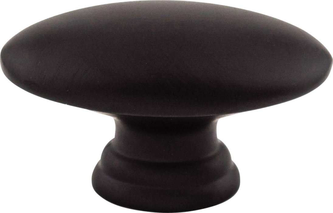 Flat Oval Knob 1 1/2 Inch