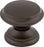 Flat Top Knob 1 3/8 Inch