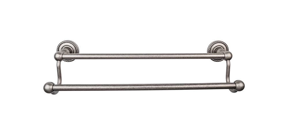 Edwardian Bath Towel Bar 24 Inch Double