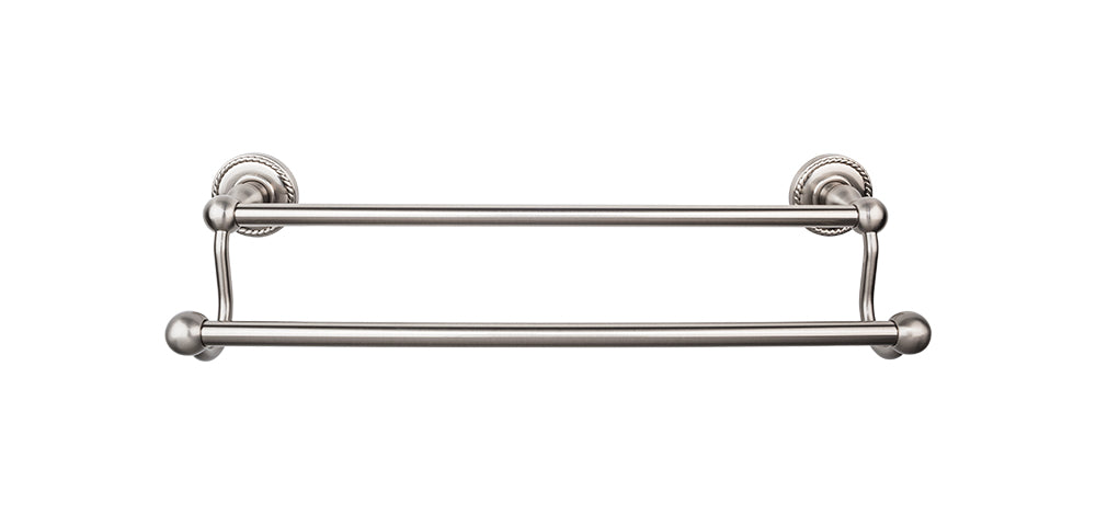 Edwardian Bath Towel Bar 24 Inch Double