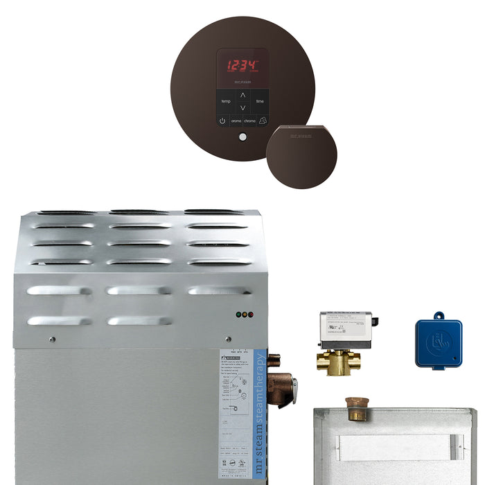 Mr Steam MSSUPER3EC1 15kW w/ Butler Round Package Oil Rubbed Bronze