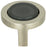 Spa Black Round Knob 1 1/4 Inch