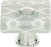 Quatrefoil Glass Square Knob 1 1/2 Inch