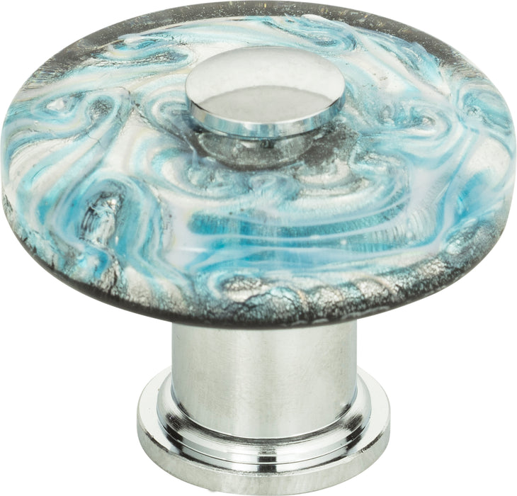 Galaxy Glass Round Knob 1 1/2 Inch