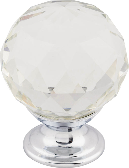 Clear Crystal Knob 1 3/8 Inch