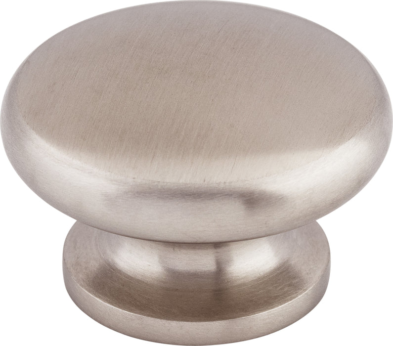 Flat Round Knob 1 1/2 Inch