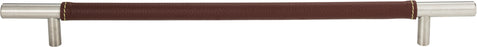 Zanzibar Brown Leather Pull 11 5/16 Inch (c-c)