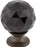 Black Crystal Knob 1 3/8 Inch