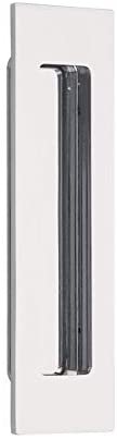 Emtek, Modern Rectangular, Flush Pull, 2" x 10", Flat Black