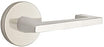 EMTEK Disk Rosette Passage Set with Matching Finish Argos Lever - Choice of Left/Right Handing and 7 Finishes - 5109AGRHUS4 - Right Handed (RH) - Satin Brass (US4)